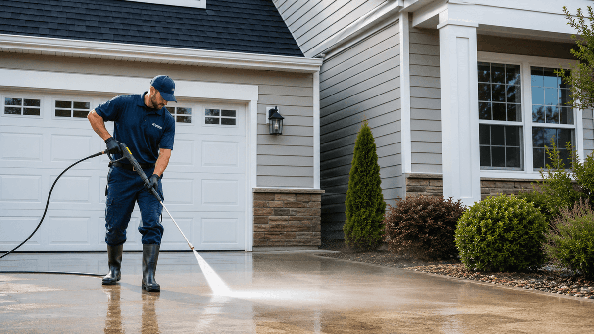 Pressure washing service transformation
